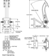 Load image into Gallery viewer, Wilwood PEDAL ASSEMBLY,6:1,DUAL M/C,TRUNNION