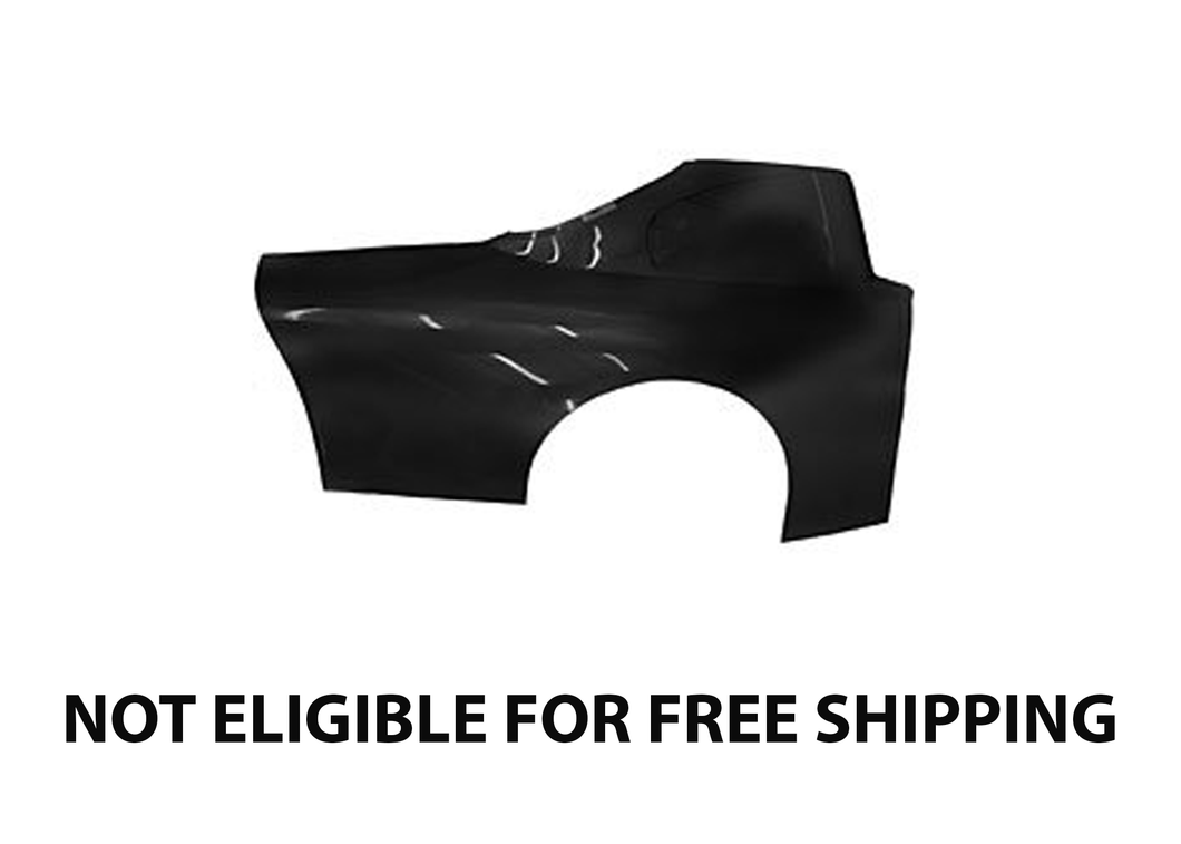 AR BODIES - ABC Composite Quarter Panel Flange Fit Right Side, Black