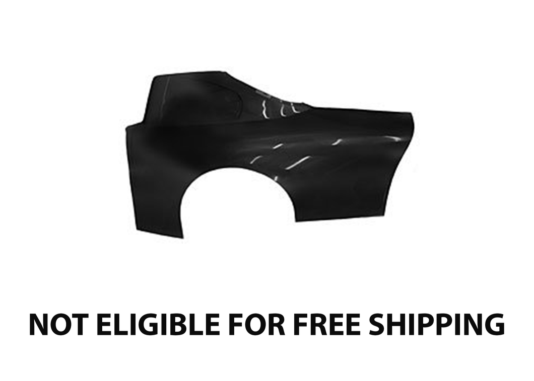 AR BODIES - ABC Composite Quarter Panel Flange Fit Left Side, Black