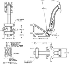 Load image into Gallery viewer, Wilwood PEDAL ASSEMBLY,6:1,DUAL,M/C,FORGED PEDAL
