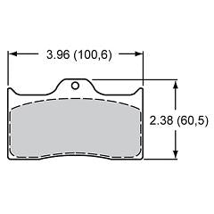 Polymatrix E Pad Set For Dynalite Caliper