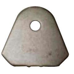 Body Tab, 1/4” Hole Flat